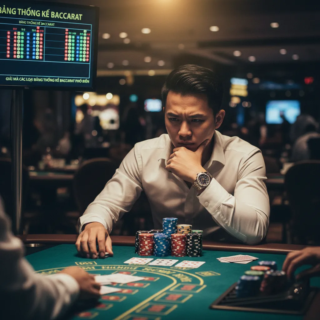 Giải mã các loại bảng thống kê Baccarat phổ biến