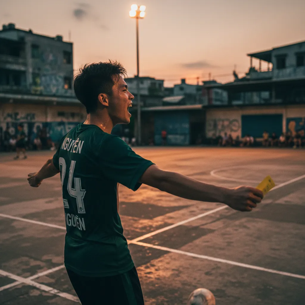 Cầu thủ khoe cơ bắp khi ăn mừng