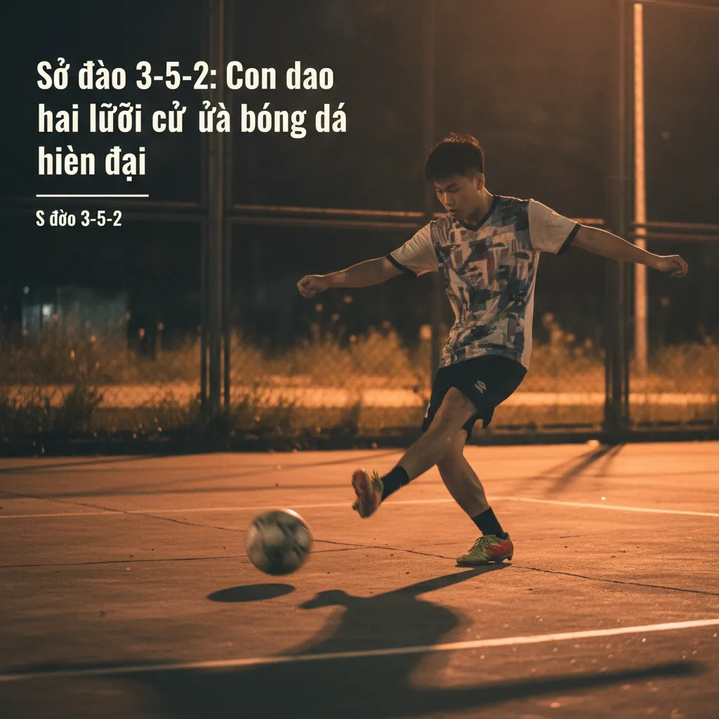 Sơ đồ 3-5-2: Con dao hai lưỡi của bóng đá hiện đại
