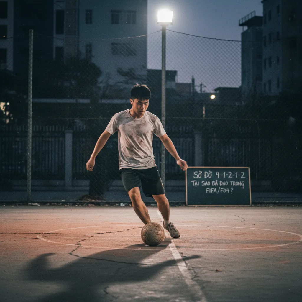 Thiết lập sơ đồ 4-1-2-1-2 trong game